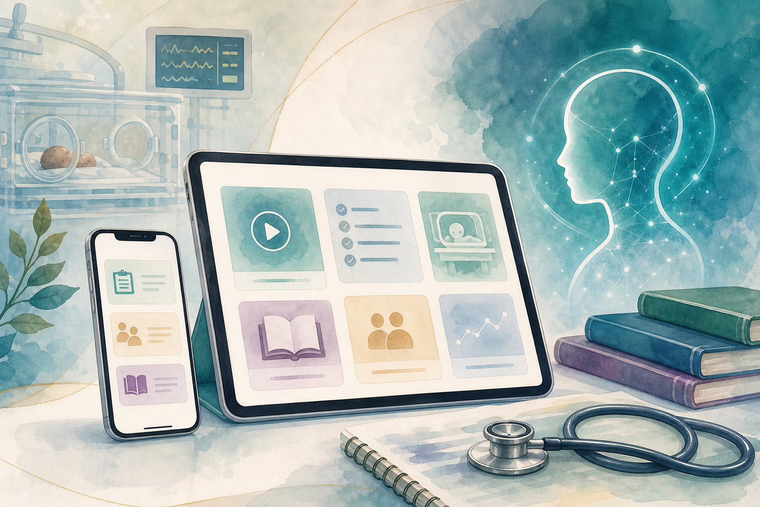 Painterly digital resource directory on clinical devices